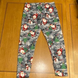 Women’s Fleece Lined Christmas Leggings. Size XL. NWT